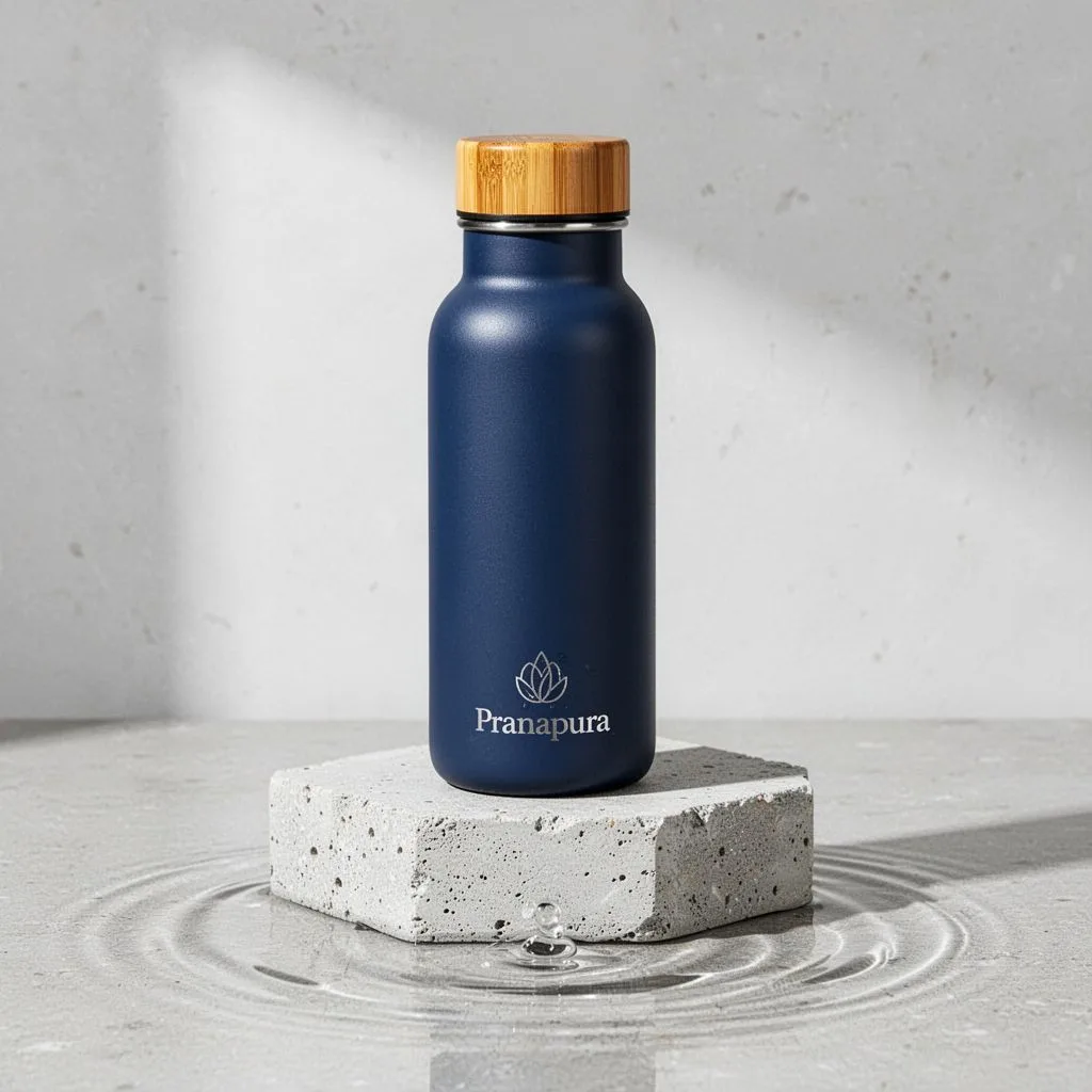 Pranapura Botella Térmica de Acero Inoxidable 750 ml